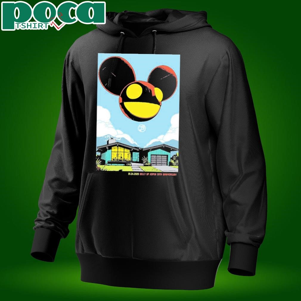 Deadmau5 Gig Poster For Show At The Belly Up Aspen Celebrating The Club 20th Anniversary On January 24 2025 Classic T-Shirt