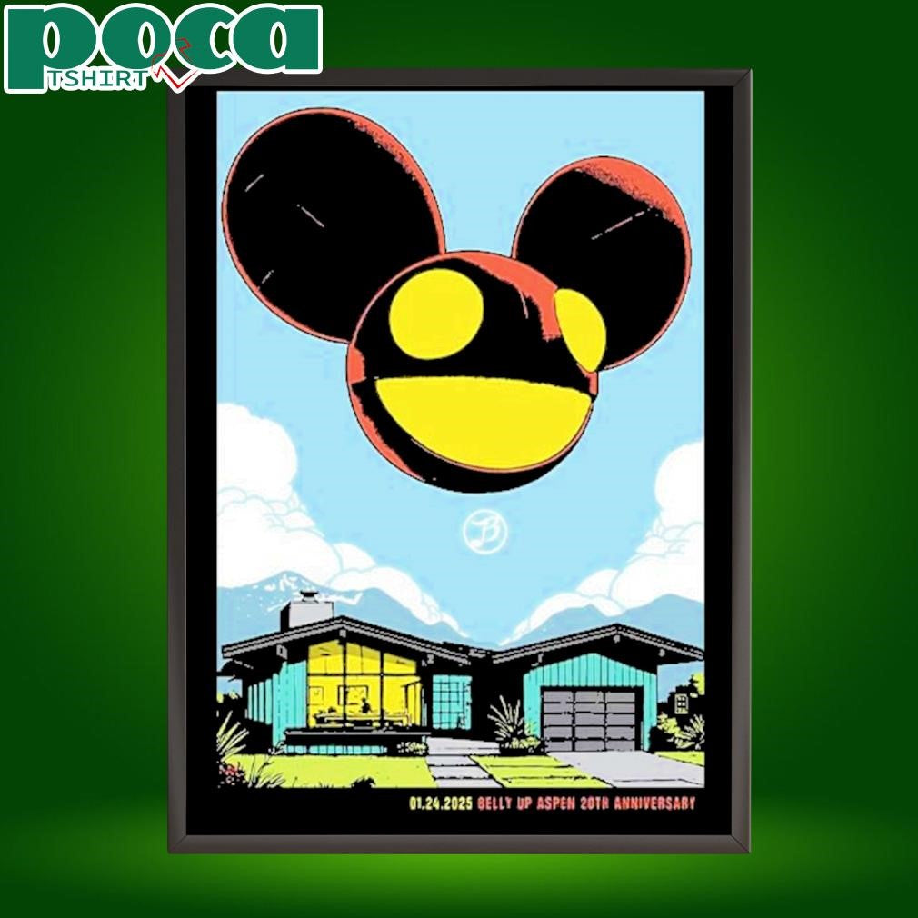 Deadmau5 Gig Poster For Show At The Belly Up Aspen Celebrating The Club 20th Anniversary On January 24 2025 Classic T-Shirt