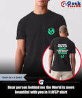 Dear person behind me the World is more beautiful with you in it AFSP shirt