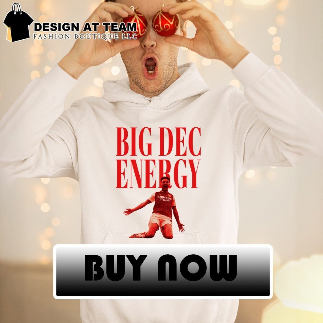Declan Rice Big Dec Energy Arsenal FC shirt