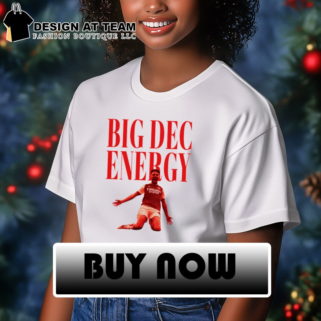 Declan Rice Big Dec Energy Arsenal FC shirt