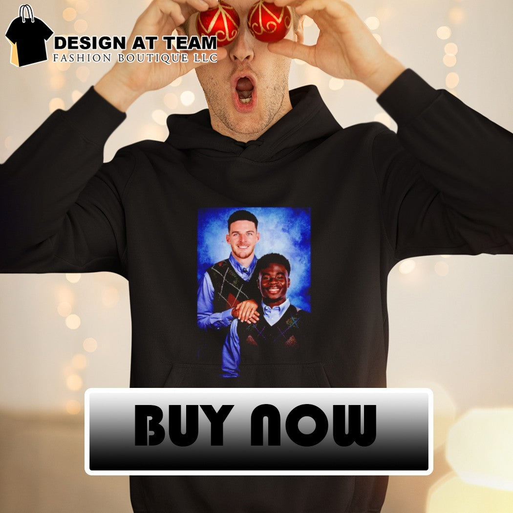 Declan Rice Bukayo Saka Step Brothers Arsenal England shirt