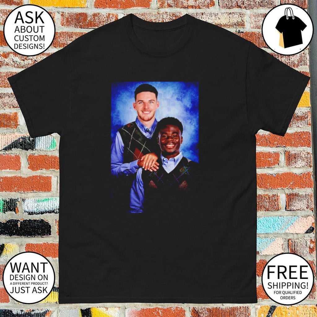 Declan Rice Bukayo Saka Step Brothers Arsenal England shirt