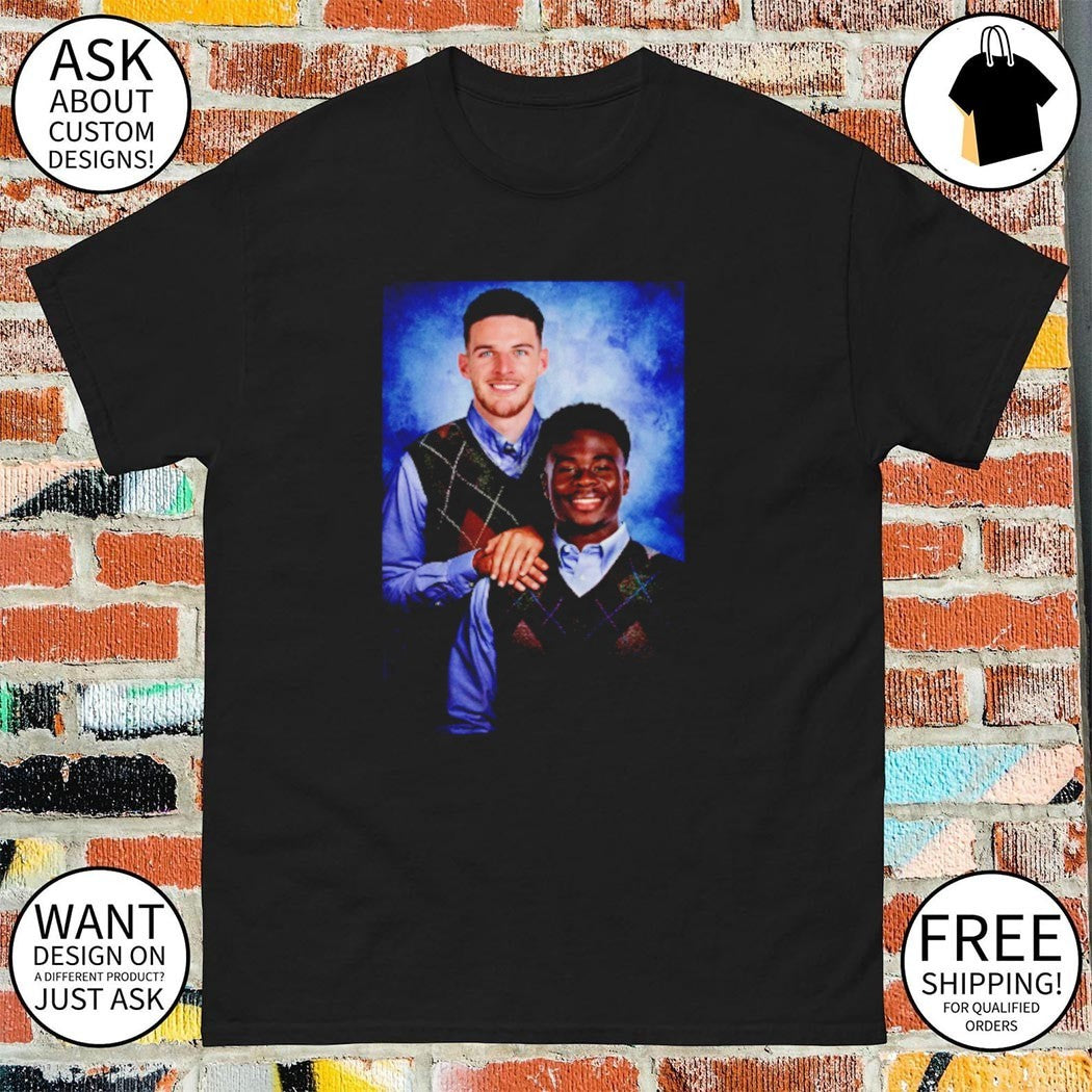 Declan Rice Bukayo Saka Step Brothers Arsenal England shirt