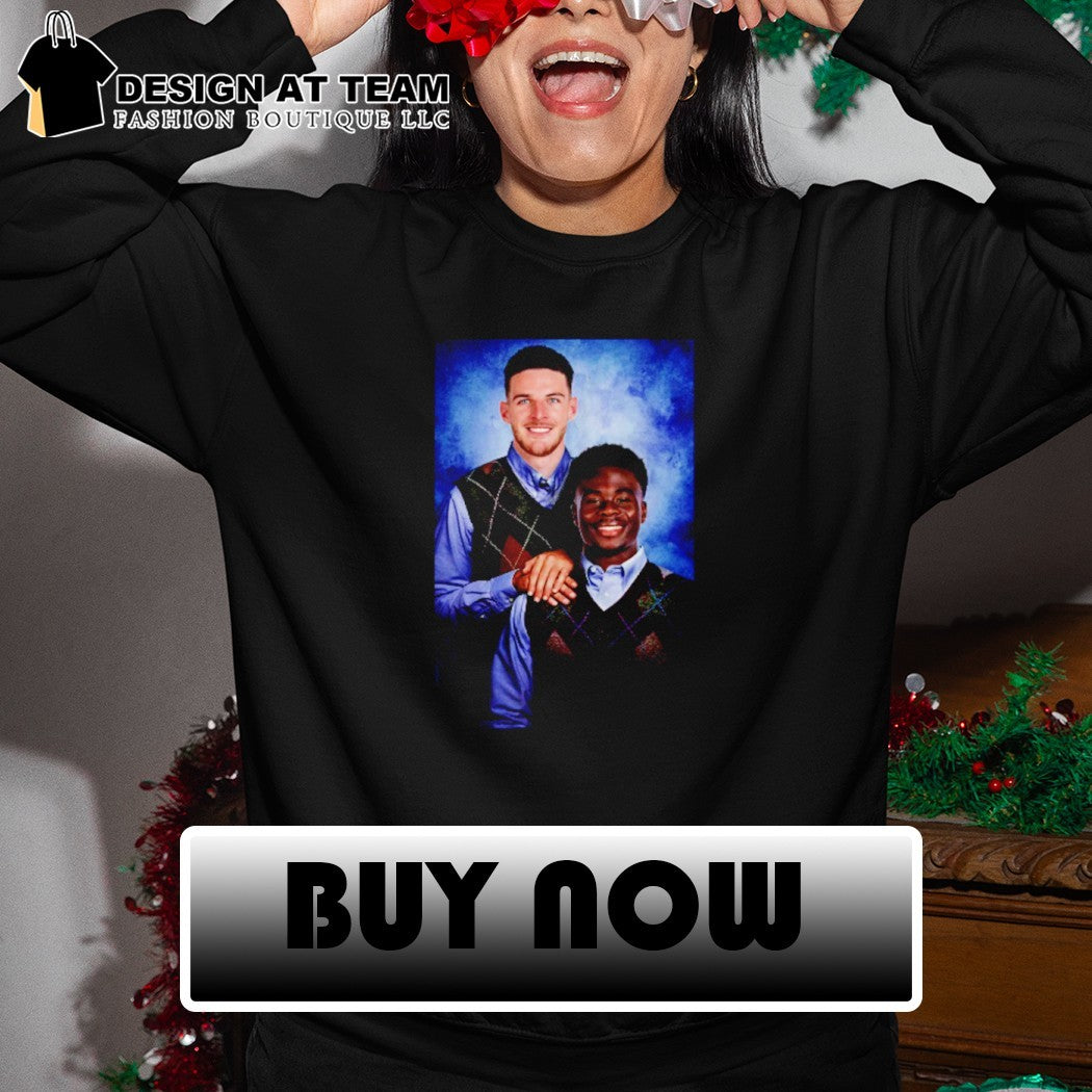 Declan Rice Bukayo Saka Step Brothers Arsenal England shirt