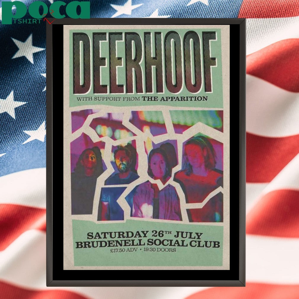 Deerhoof Jul 26 2025 Brudenell Social Club In Leeds UK Poster T-shirt