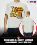 Delulu Barrel Old Country Daydreams Cracker Barrel parody logo shirt