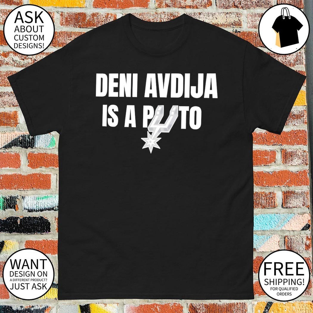 Deni Avdija is a San Antonio Spurs NBA Basketball 2026 logo vintage shirt