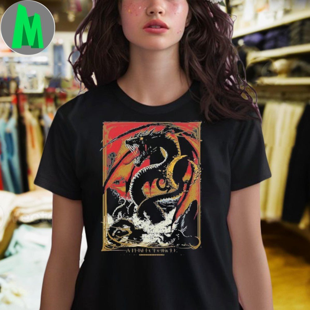 Design A Perfect Circle Exclusive Limited Ridgefield Dragon Poster At Cascades Amphitheater In Ridgefield WA On June 6 2025 Shirt