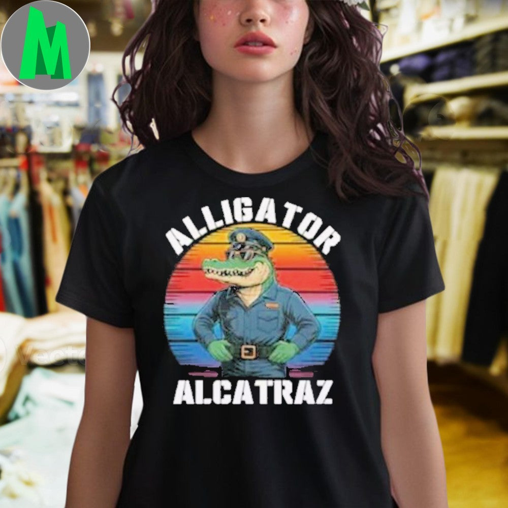 Design Alcatraz Police Alligator Alligator Alcatraz Shirt