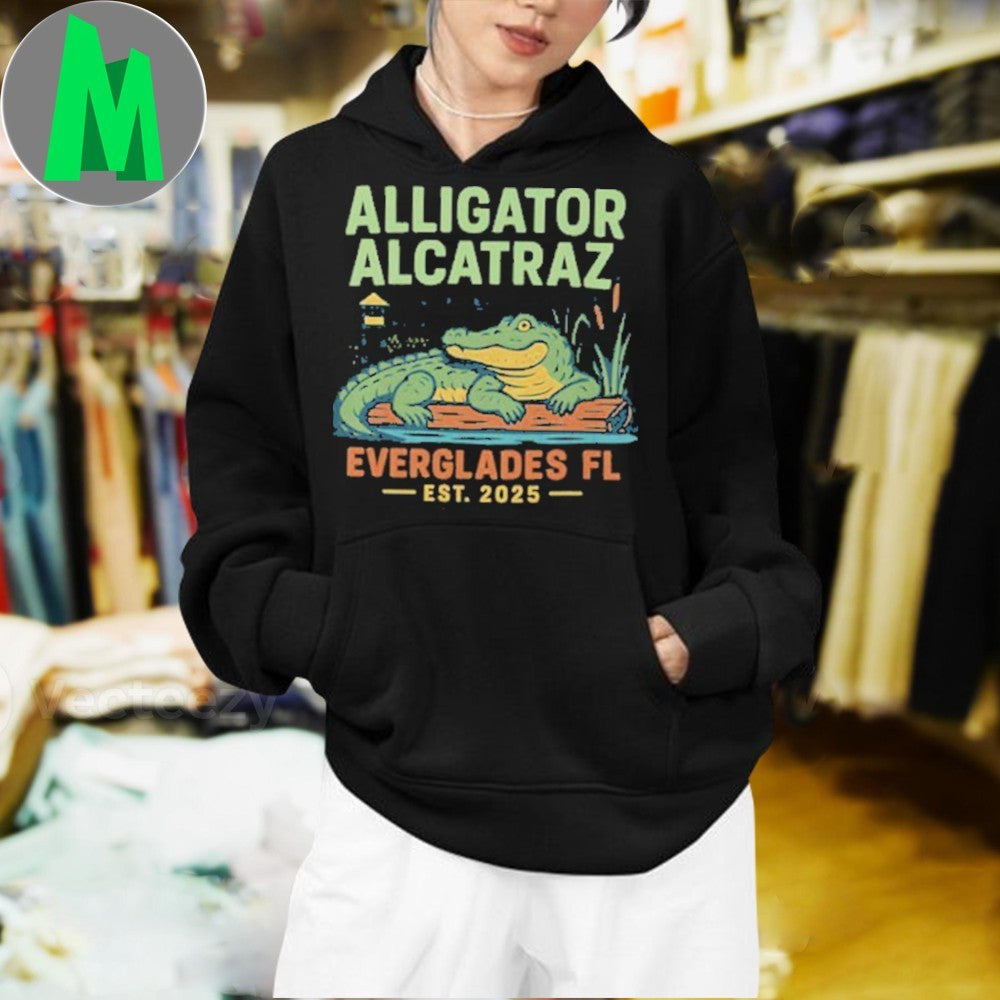 Design Alligator Alcatraz Everglades Florida Shirt