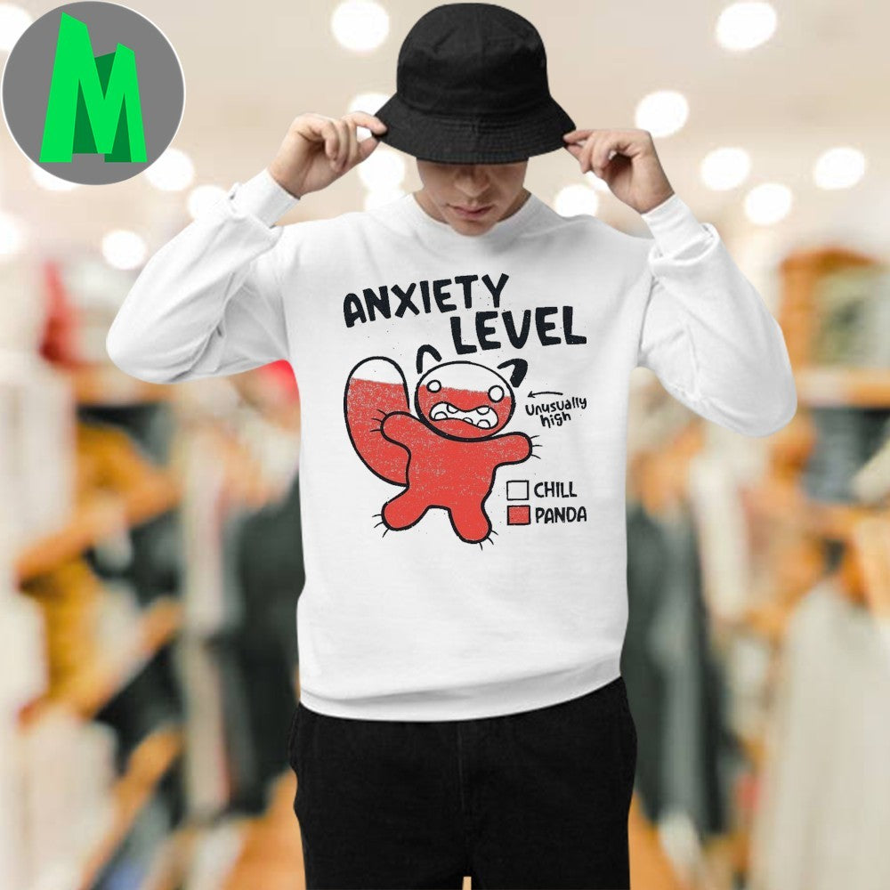 Design Anxiety Level Panda Shirt
