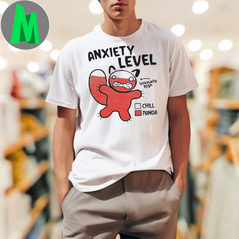 Design Anxiety Level Panda Shirt
