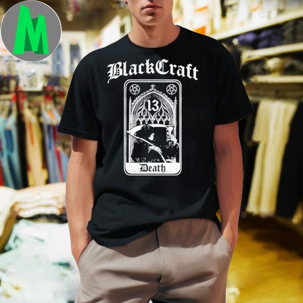 Design BlackCraftCult Death Tarot Card 13 Shirt