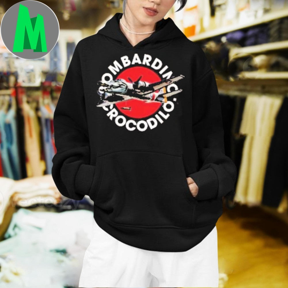 Design Bomber Plane Bombardino Crododilo T-Shirt