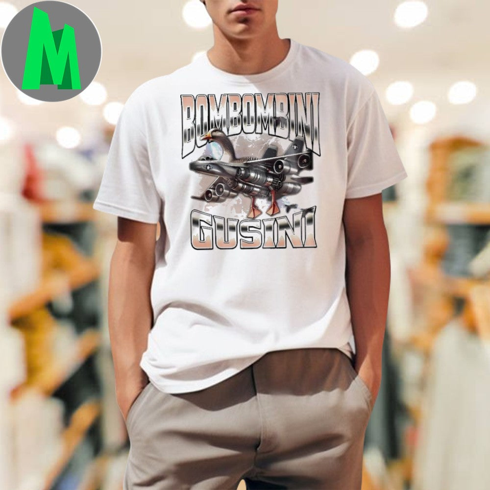Design Bombombini Gusini Brainrot Funny Meme Viral Internet Culture Graphic T-Shirt