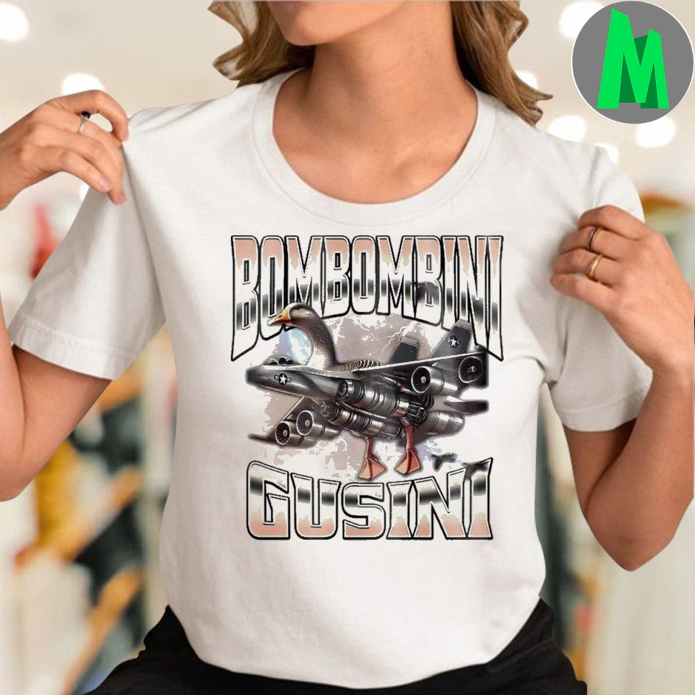 Design Bombombini Gusini Brainrot Funny Meme Viral Internet Culture Graphic T-Shirt