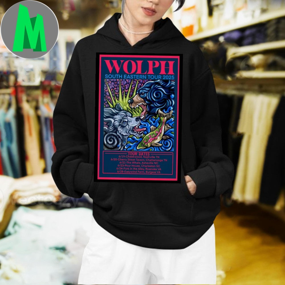 Design Cheekwood Botanical Garden, Nashville June 19 2025 Wolph Band Poster Shirt