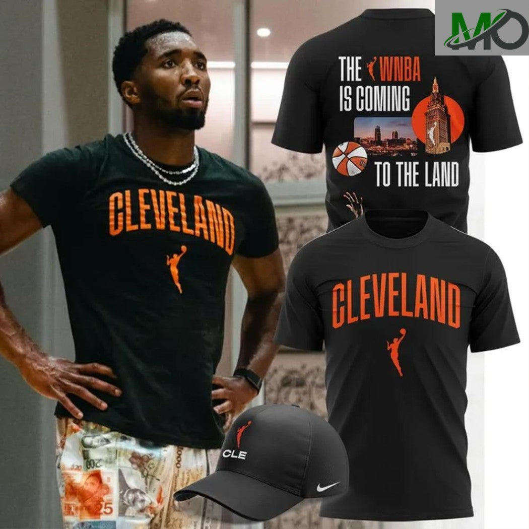 Design Cleveland WNBA Expansion Coming To The Land Basketball Fan Two Sided T-Shirt