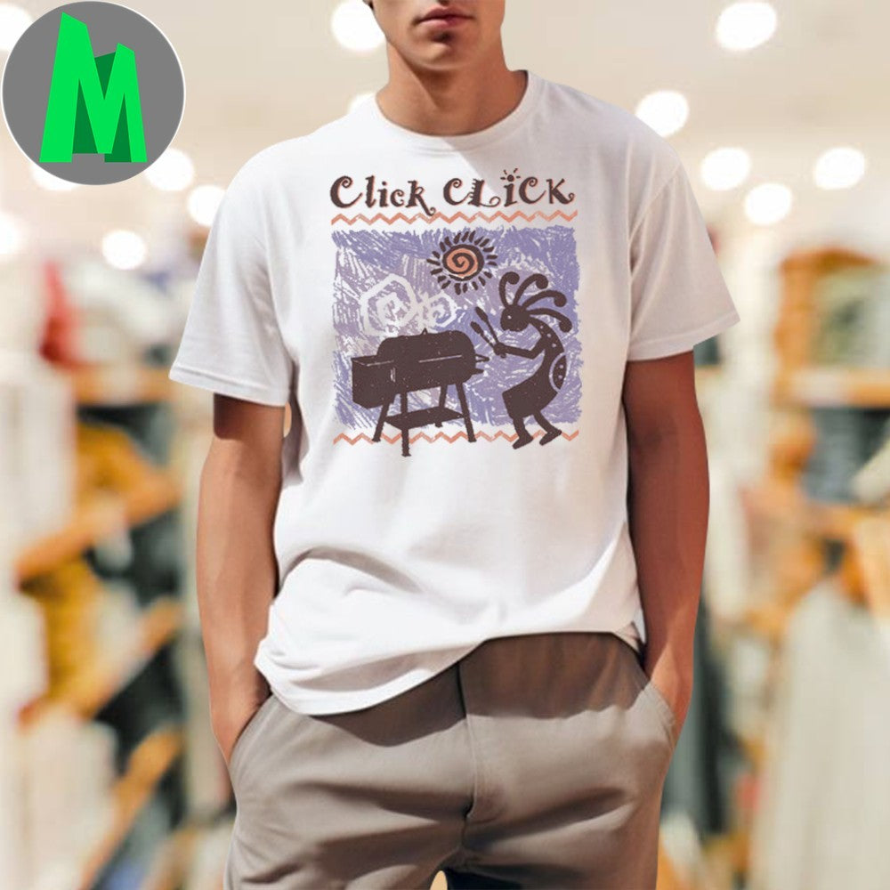 Design Click Click Native American Kokopelli BBQ Shirt