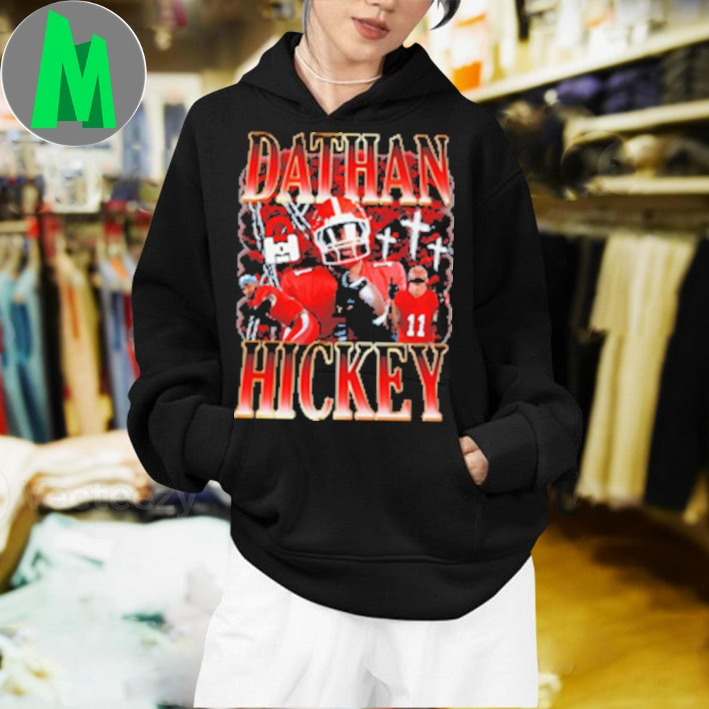 Design Dathan Hickey #11 Football Player Graphic T-Shirt
