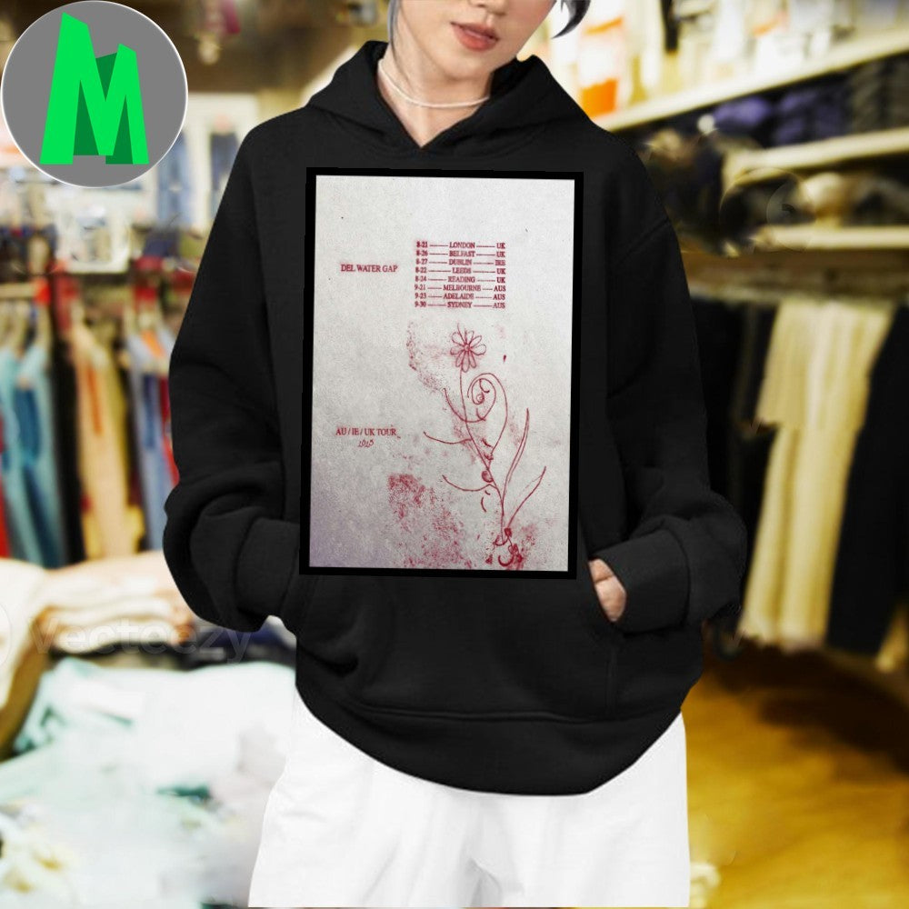 Design Del Water Gap AU.IE.UK Tour 2025 Poster Shirt
