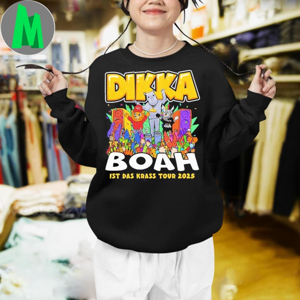 Design Dikka Boah Ist Das Krass Tour 2025 Concert Graphic T-Shirt