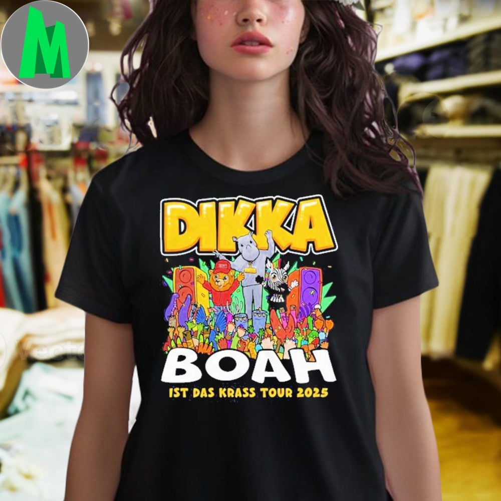 Design Dikka Boah Ist Das Krass Tour 2025 Concert Graphic T-Shirt