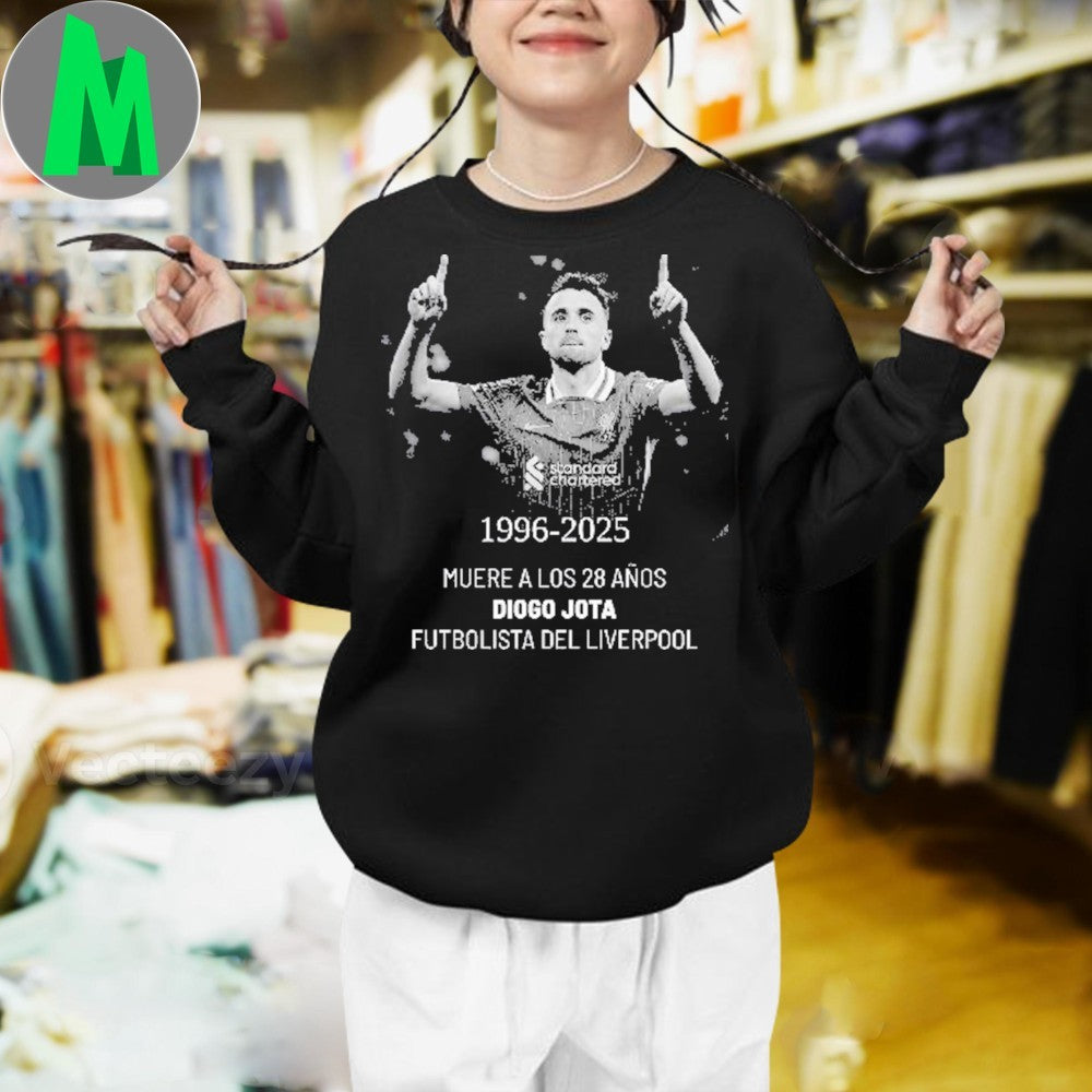 Design Diogo Jota Memorial RIP Liverpool Football Fan T-Shirt