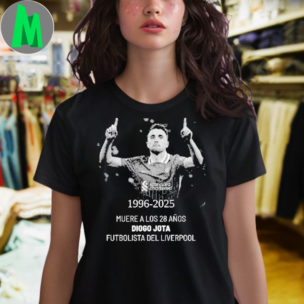 Design Diogo Jota Memorial RIP Liverpool Football Fan T-Shirt