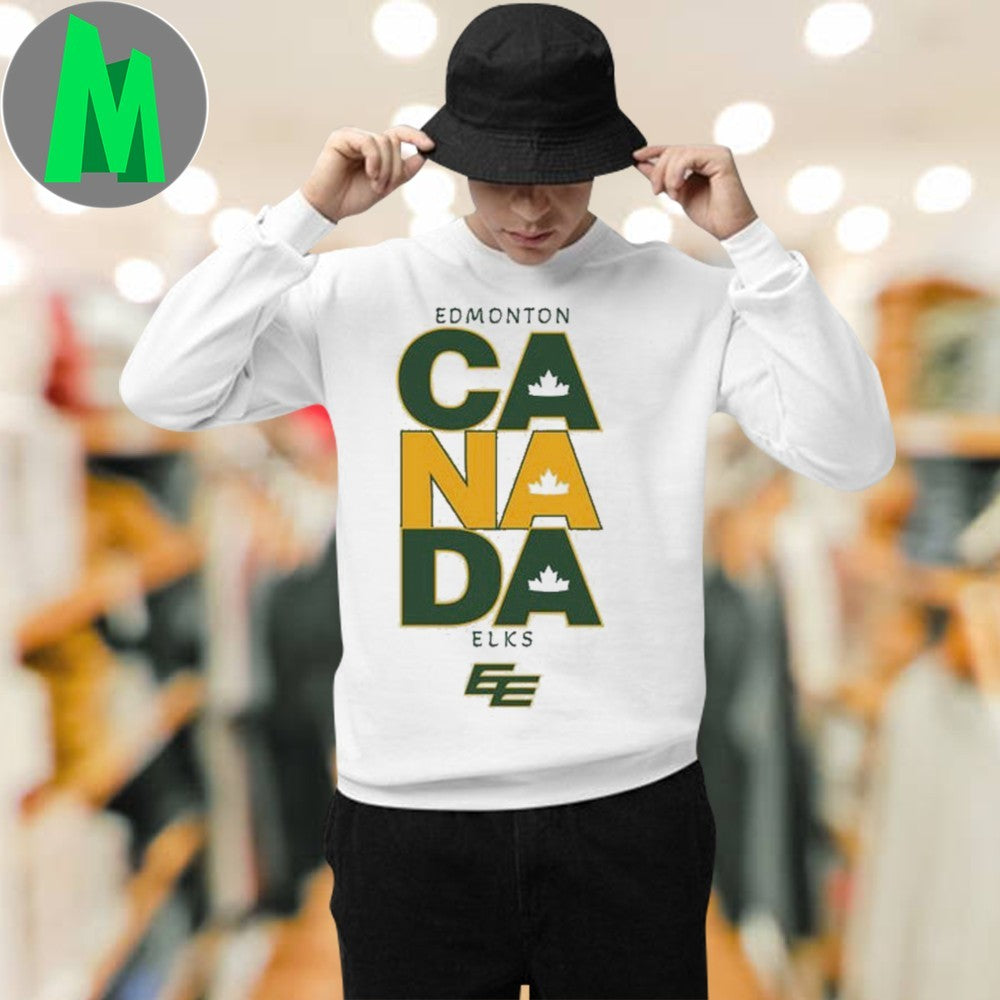 Design Edmonton Elks Bulletin Mens Canada Shirt