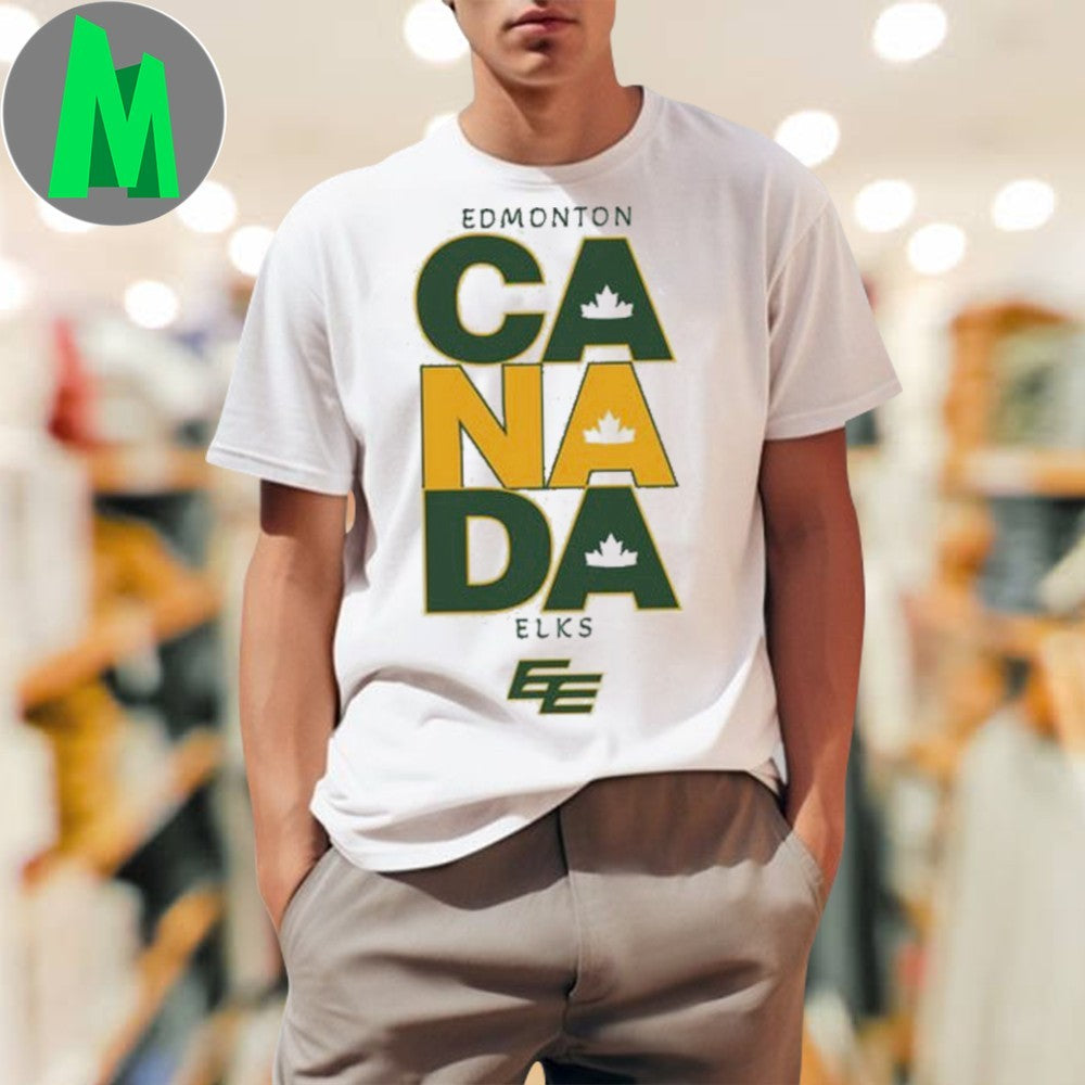 Design Edmonton Elks Bulletin Mens Canada Shirt