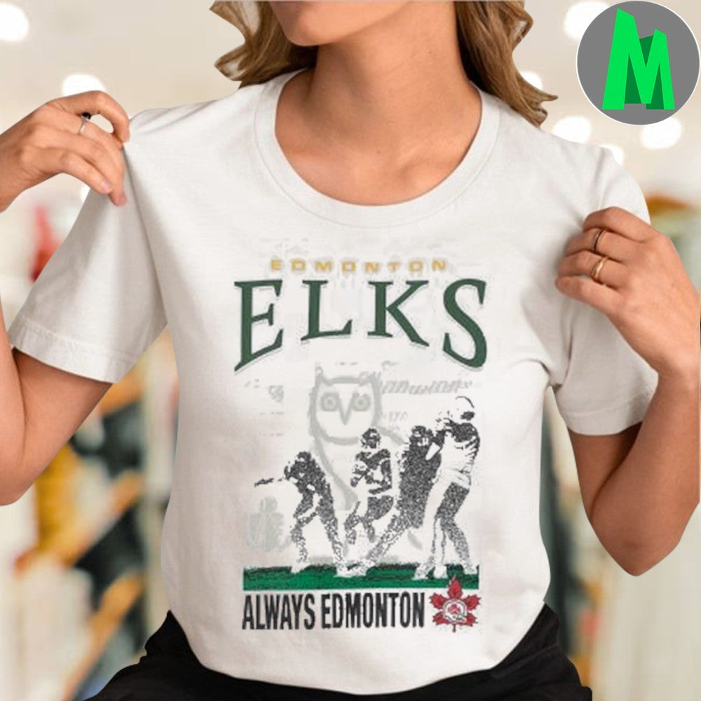 Design Edmonton Elks New Era OVO X CFL Shirt