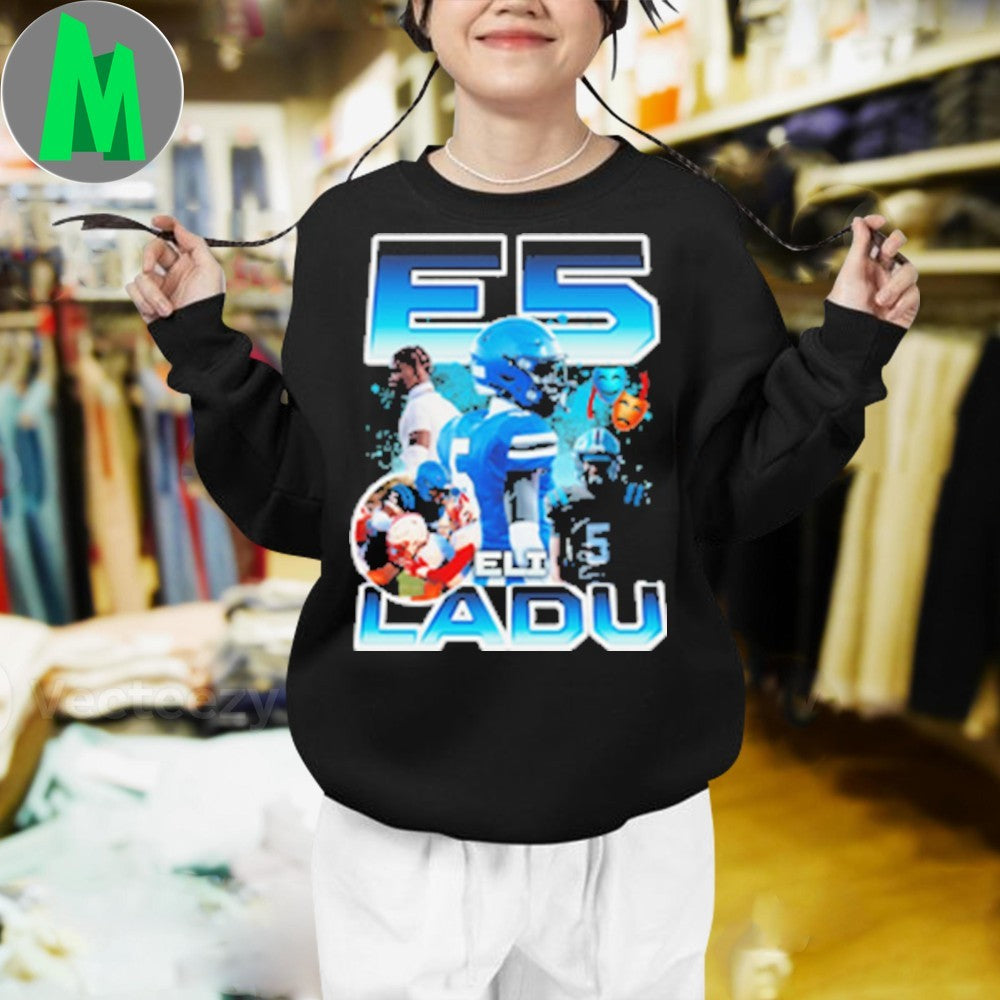 Design Eli Ladu #5 Football Player Shirt