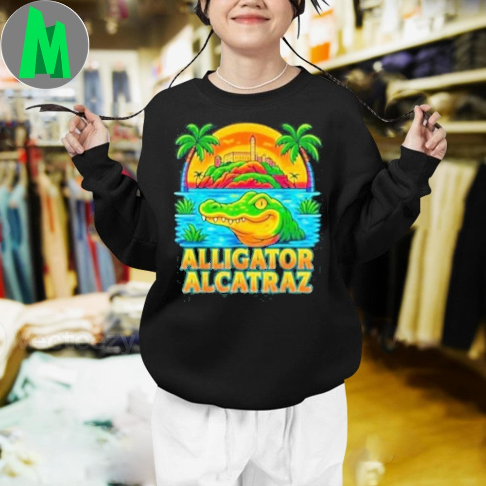 Design Florida Alligator Alcatraz Crocodile Shirt