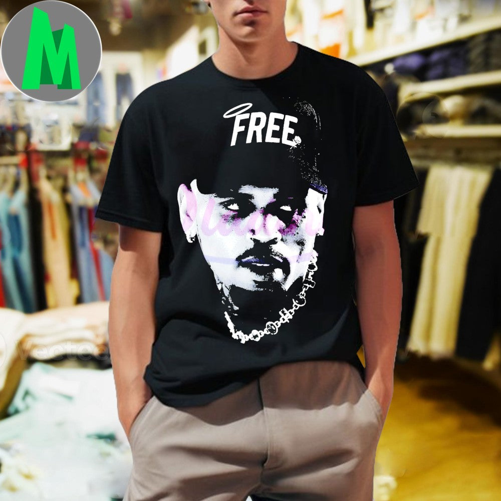 Design Free Chris Brown Bold Statement Streetwear Fan Art Graphic Shirt