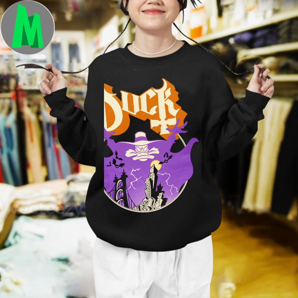 Design Ghost Duck Darkwing Duck Style Graphic T-Shirt