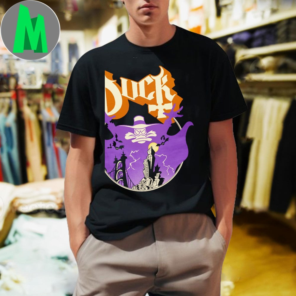 Design Ghost Duck Darkwing Duck Style Graphic T-Shirt