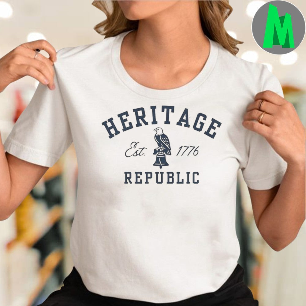 Design Heritage Republic Since 1776 Shirt