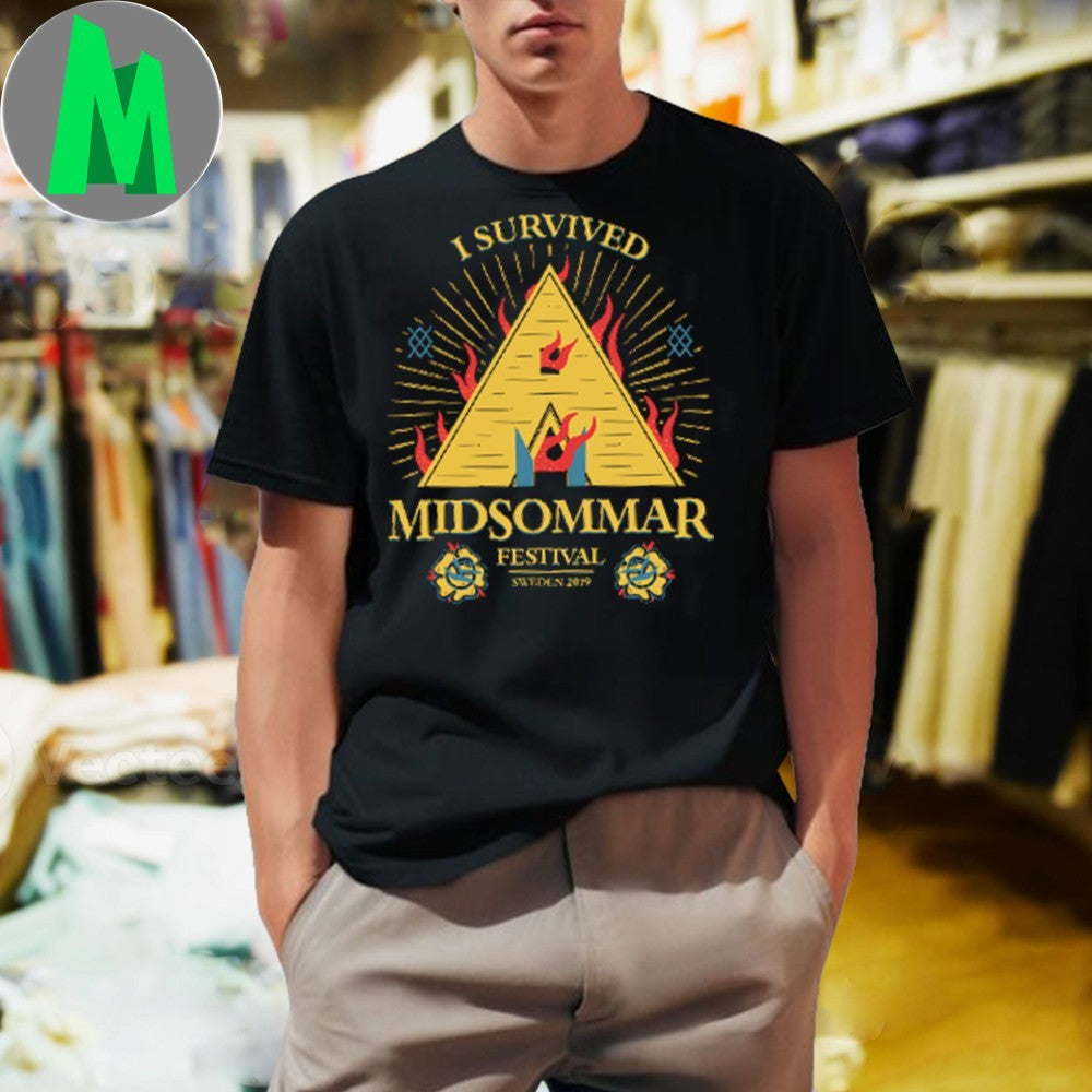 Design I Survived Midsommar Festival 2019 Horror Movie Shirt