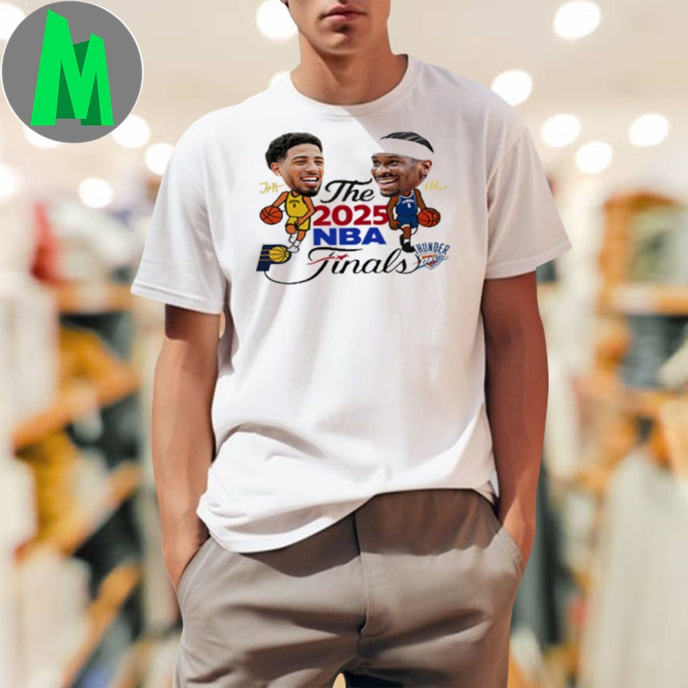 Design Indiana Pacers vs Oklahoma City Thunder The 2025 NBA Finals Graphic T-Shirt