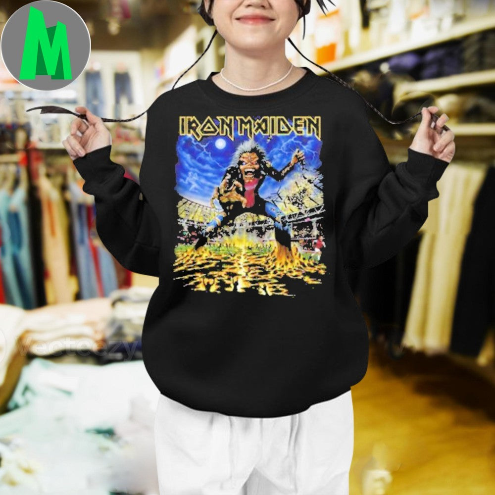 Design Iron Maiden London England Merch Tee At London Stadium On June 28 Run For Your Lives Tour 2025 Shirt