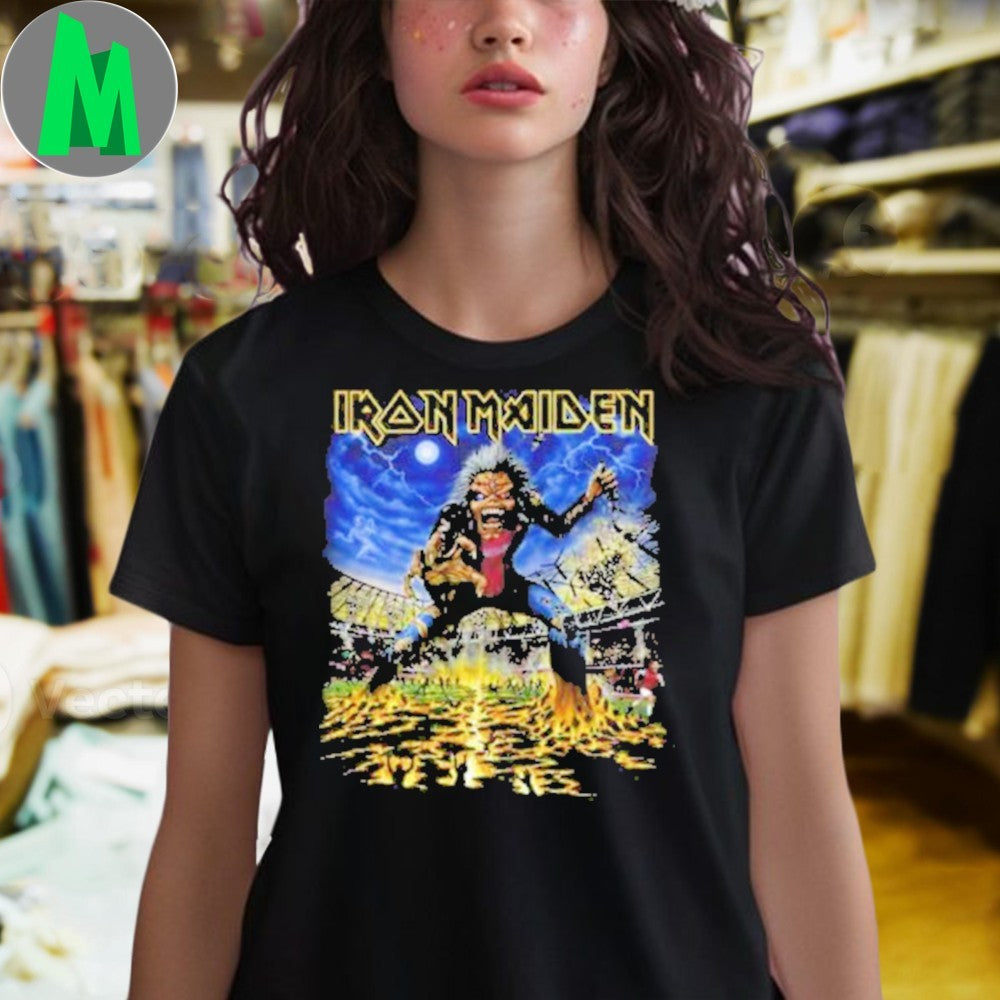 Design Iron Maiden London England Merch Tee At London Stadium On June 28 Run For Your Lives Tour 2025 Shirt