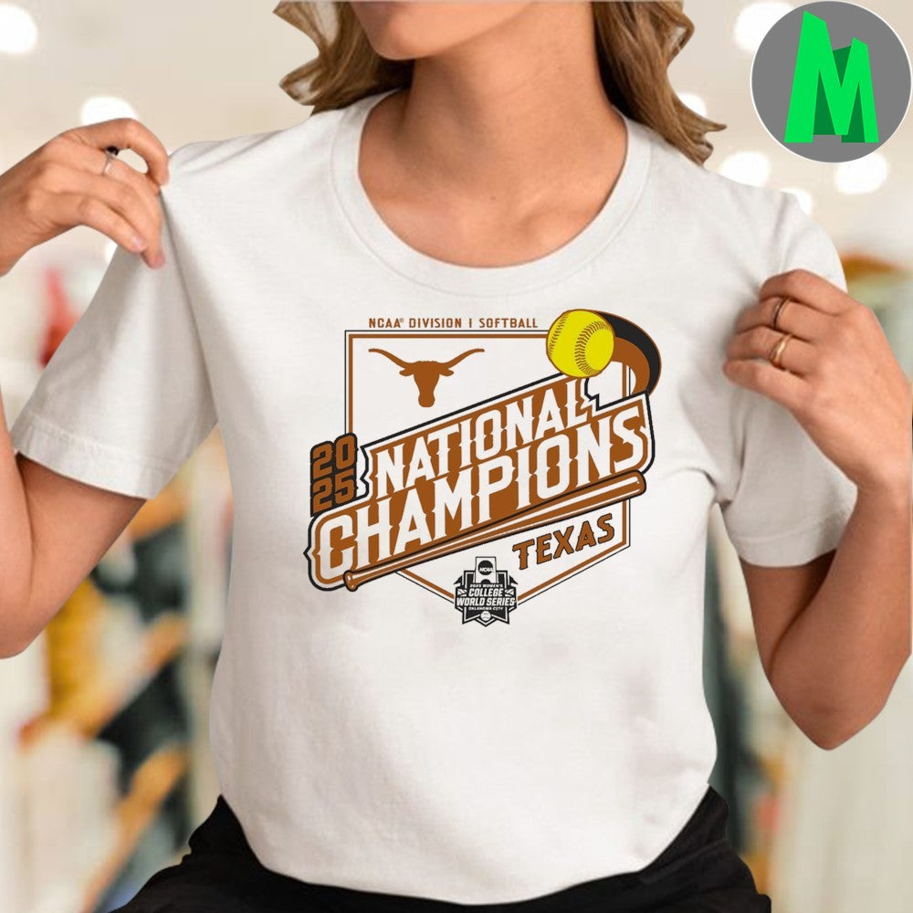 Design Ladies Texas Longhorns Women’s Softball 2025 National Champions Shirt