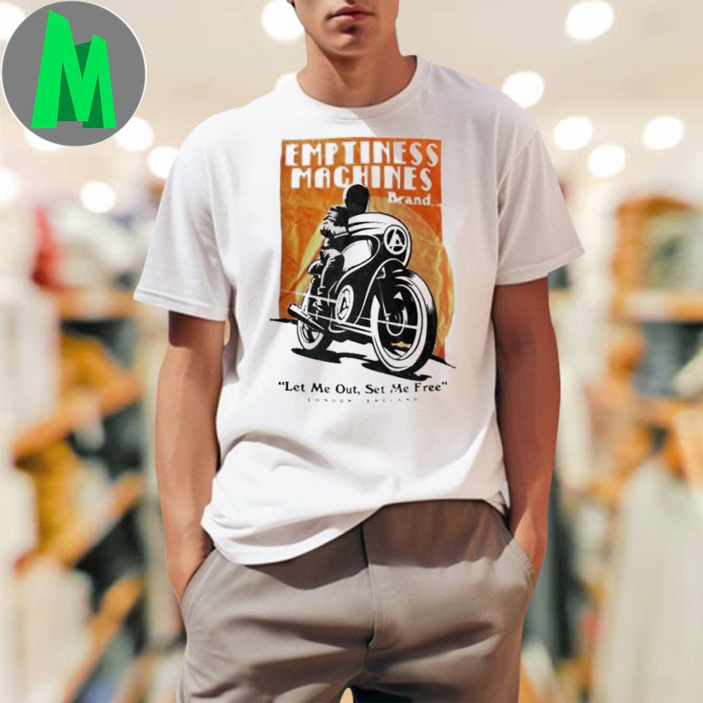 Design Linkin Park Emptiness Machines Custom Cycles London England Pop Up 2025 From Zero World Shirt
