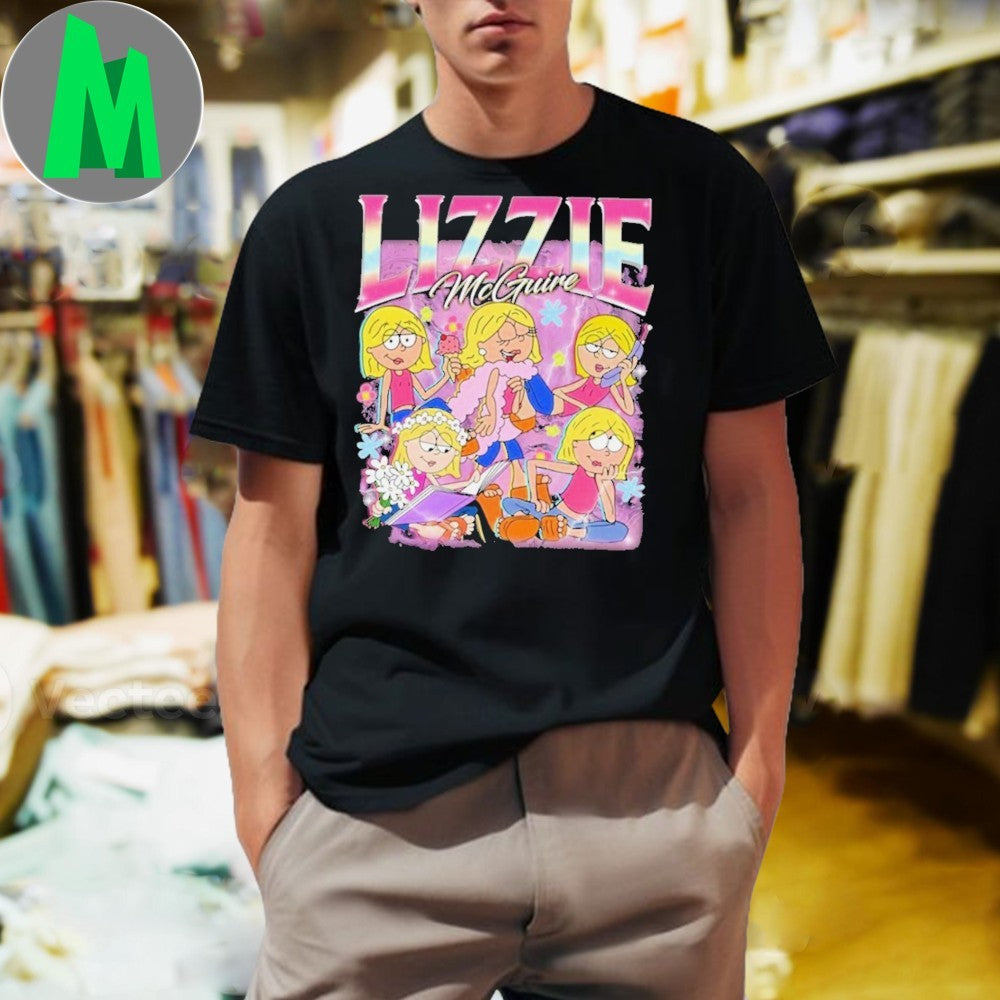 Design Lizzie McGuire Retro Y2K Cartoon T-Shirt