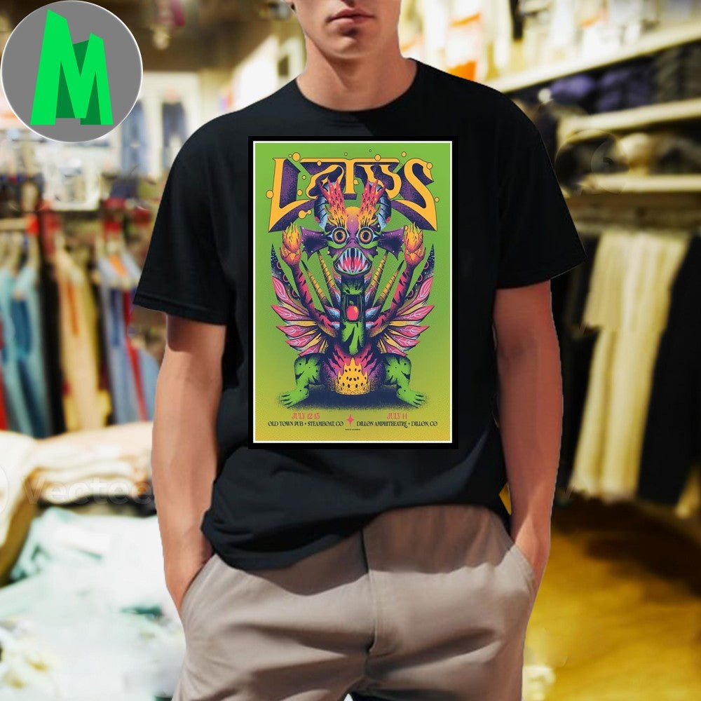 Design Lotus July 12-14 2025 Steamboat And Dillon CO Poster Shirt