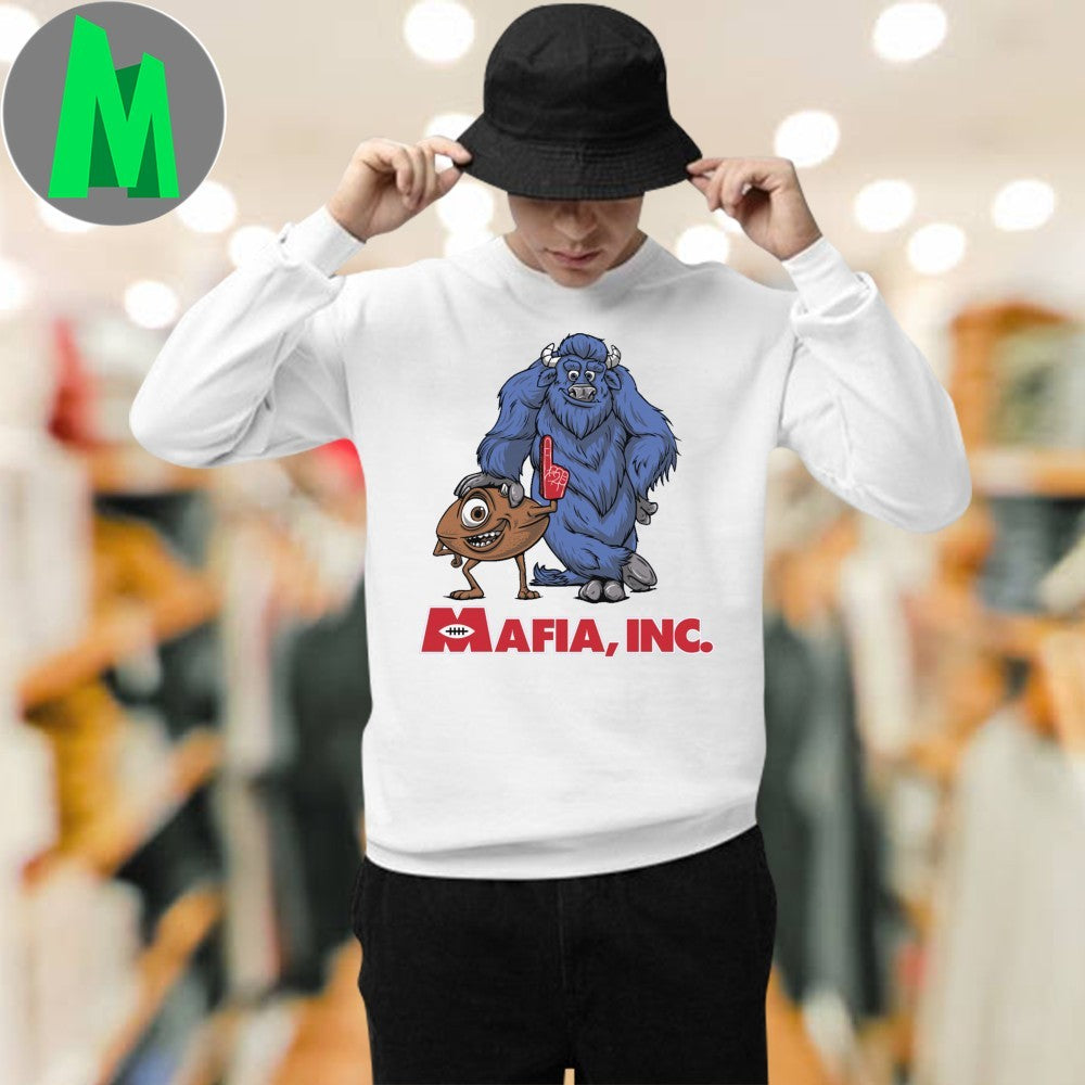 Design Mafia, Inc Buffalo Football Mascot T-Shirt