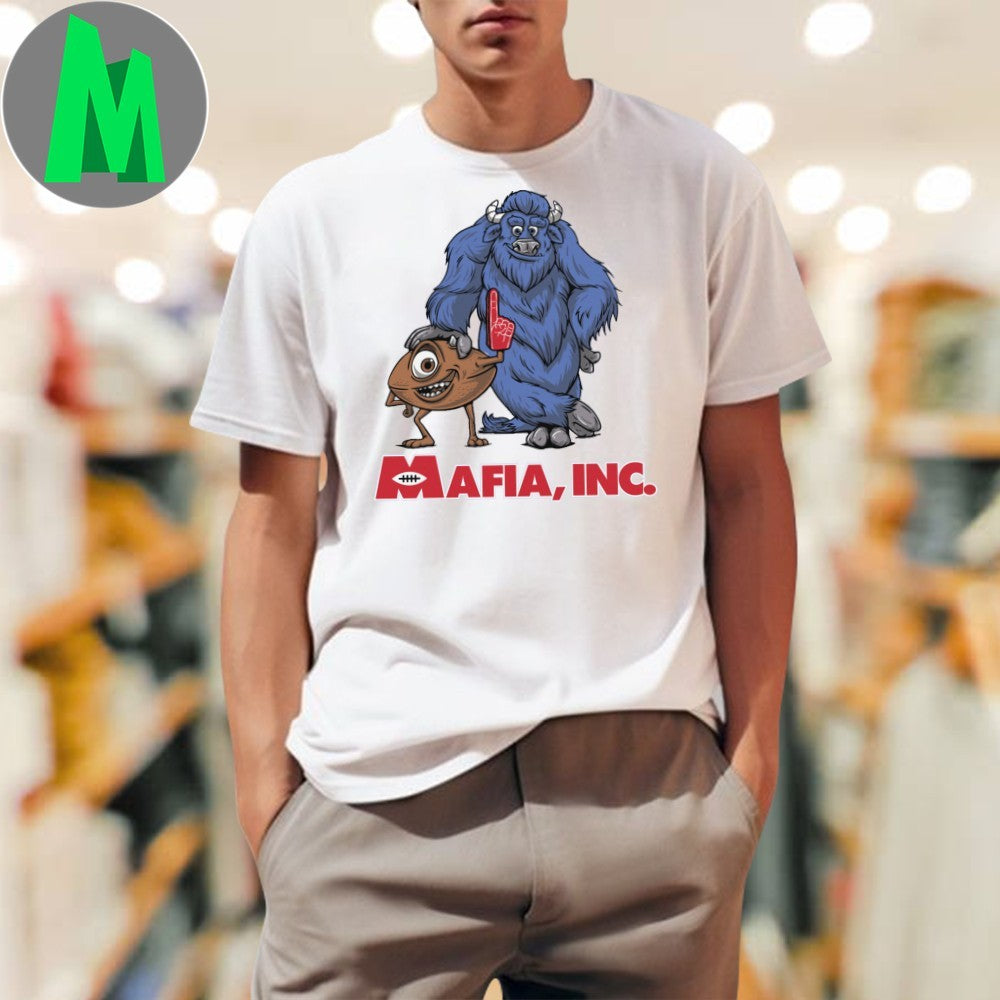 Design Mafia, Inc Buffalo Football Mascot T-Shirt
