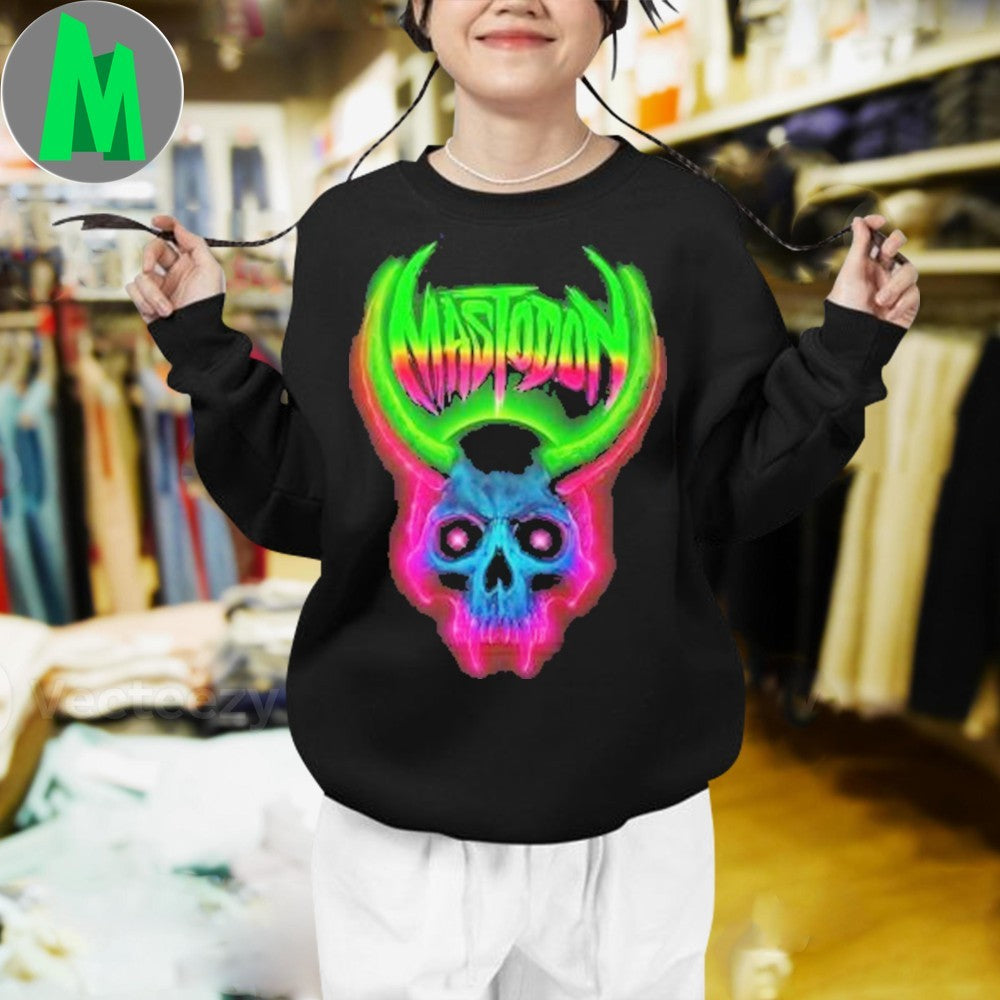 Design Mastodon Artist Series Neon Skull Shirt